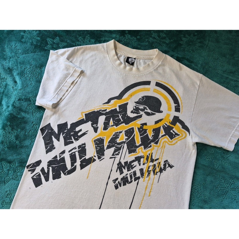 Vintage Metal Mulisha T Shirt Men's Medium OG Helmet Grunge 90s-Y2K Motocross